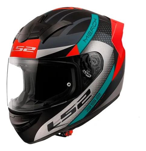 comprar Casco Integral Ls2 Moto Ff352 Evo Merch Rojo Matte \u002F Qr