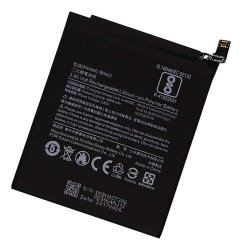 Bateria Generica Para Xiaomi Redmi Note 4 Bn43 Bn-43 