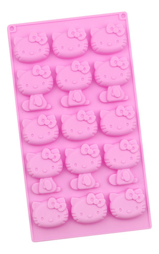 Moldes de Silicona Rosa para Repostería – Molde con Forma de Gato para Chocolate, Gelatina, Dulces, Jabón, Horneado – Apto para Niños y Cocina Creativa