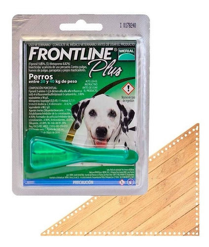 Frontline Plus 3 Pipeta Para Perros Antipulgas Garrapatas | Meses sin  intereses