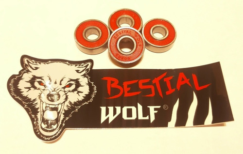 Set X4 Rulemanes Bestial Wolf De Scooters Freestyle Trucos