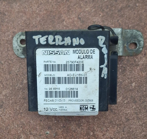 Modulo Central De Alarma Nissan Terrano Año 2013