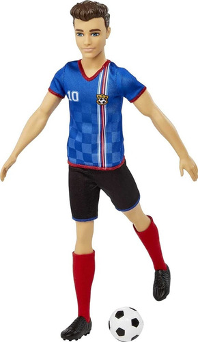 Muñeco Ken Futbolista con accesorios Mattel FXP02 Barbie Quiero Ser 