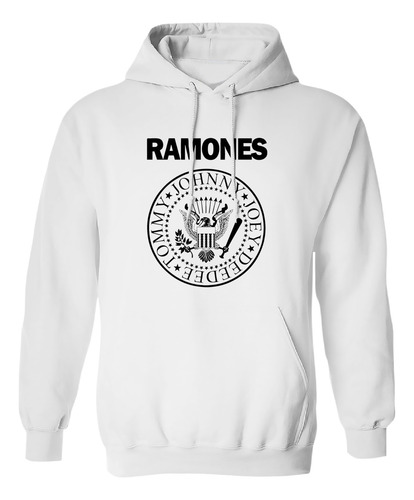 Sudadera Con Gorro Ramones Johnny Joey Deedee Tommy