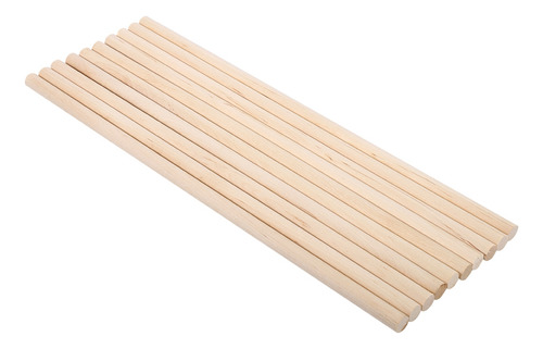 Palos De Madera Para Manualidades, Postres, 10 Piezas