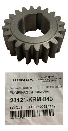 Engrenagem Primária (20d) Crf250 F 2014/2015 Original Honda