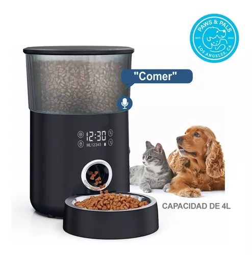 Alimentador Automático Comedero Para Perro Y Gato 4l