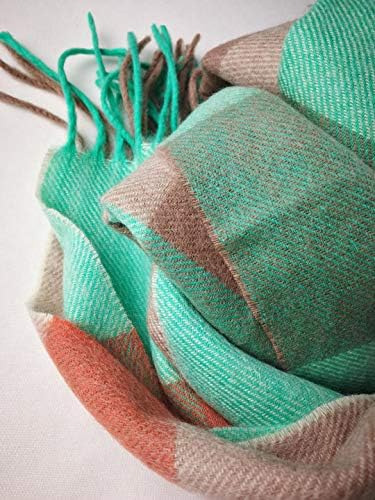 Stargo Bufanda De Lana A Cuadros De Invierno Para Mujer: Cha