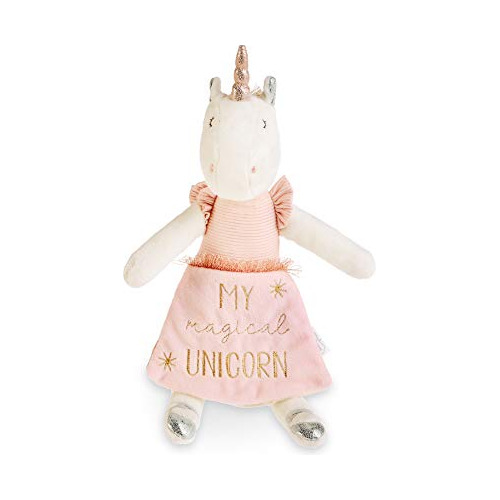 Mud Pie Libro De Muñecas De Unicornio Marfil, 13 1/2 Pulgad