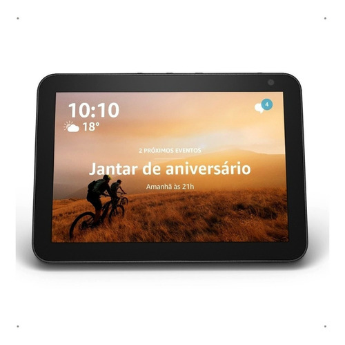 Imagen 1 de 8 de Amazon Echo Show 8 con asistente virtual Alexa, pantalla integrada de 8" charcoal 110V/240V