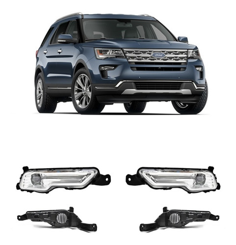 Par Faros De Niebla Led Ford Explorer 2018 2019