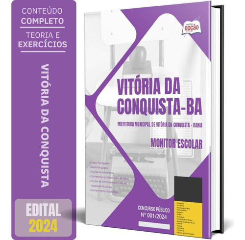 Apostila Prefeitura Vitória Da Conquista Ba 2024 Monitor