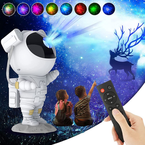 Proyector De Astronauta Luz Nocturna Lámpara De Proyector De