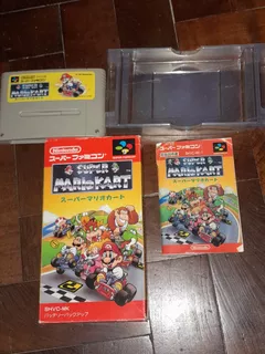 Juego Su Mario Kart Super Famicom/nintendo Orig/jap Completo
