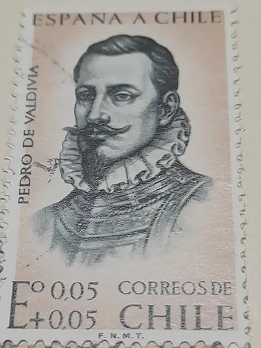comprar Estampilla     Pedro De Valdivia     0,05     0905        A3