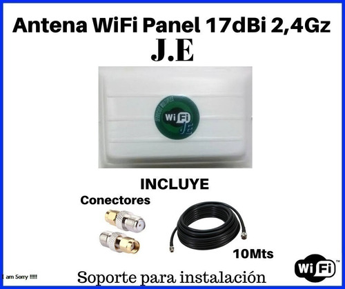 Antenas Clientes Wifi De 17 Dbi 10 Mts De Cable  Sma