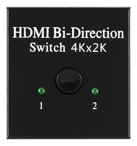 Switch Adaptador Hdmi 2 Puertos Conmutador Selector