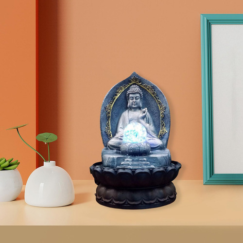 Estatua De Buda Tradicional, Fuente De Agua Para Interiores,