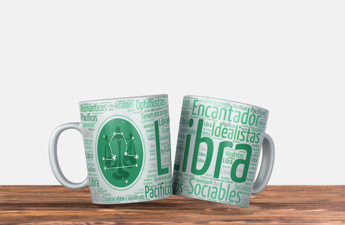 Taza De Cerámica Personalizada Signo Zodiaco Por Mayor X 8