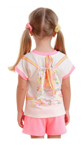 Imagem 2 de 5 de Conjunto Infantil Petit Cherie Neon Fun At Gym 21042