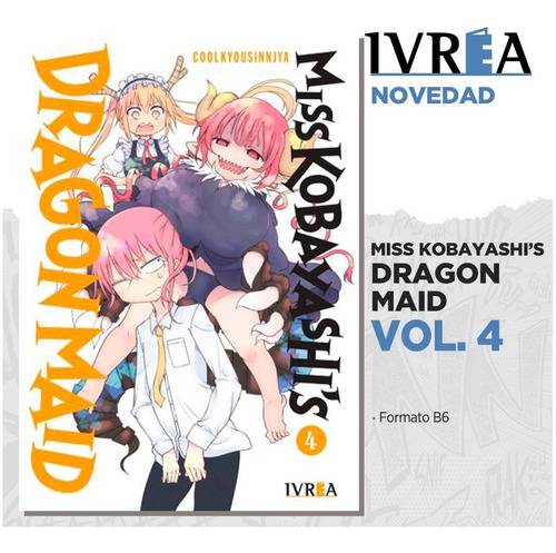 Imagen 2 de 3 de Miss Kobayashi´s Dragonmaid #4 - Coolkyousinnjya