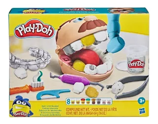 Massinha Kit Play Doh Brincando De Dentista Da Hasbro F1259