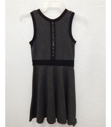 Vestido Fiesta Niña Americano Sallymiller T.s Gris Oxford