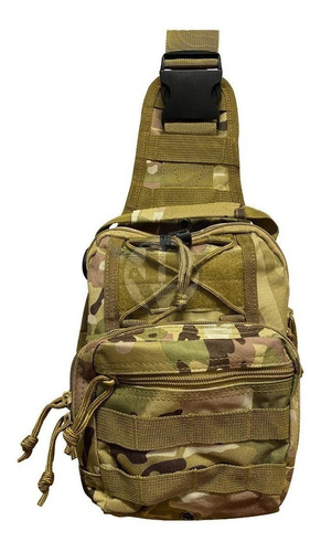 Mochila Tactica Edc 1 Hombro Molle Multicam Uca Forest 626