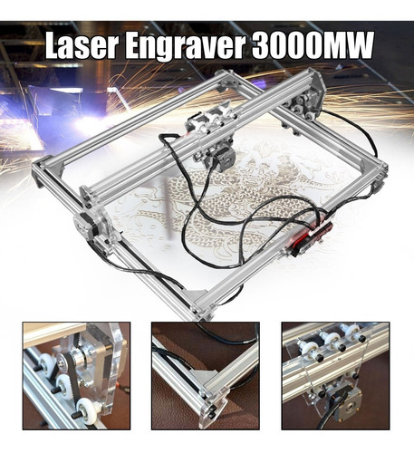 Máquina Para Grabado Láser 3000mw 50x65cm Entrega Inmediata
