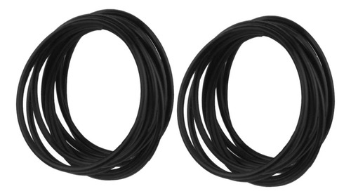 2x Moda 10pcs Silicona Goma Elástica Brazaletes Lazos Para