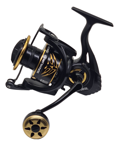 Imagen 2 de 9 de Reel Frontal Caster Samurai 5806 Río Mar Cast 6 Rulemanes