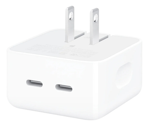 Cargador De Pared Con Puerto Doble Mac Usb-c De 35w Original