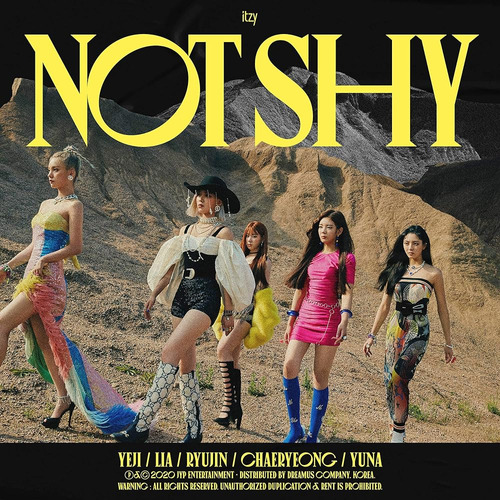 Itzy 'not Shy' 3rd Mini Album Random Version Cd+72p Photoboo