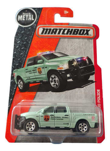 Auto Matchbox Camioneta 15 Dodge Ram 1500 Fire Dept Forestal