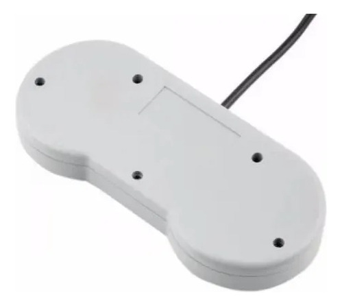 6 Controles Joystick Conexão Usb Compatíveis Com Computador Cor Cinza
