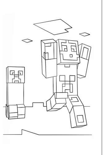 100 Desenhos para colorir Minecraft. A melhor coleção