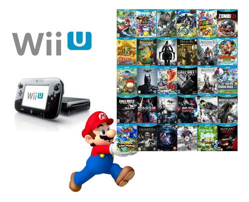 Memoria Usb De 32gb Con Juegos Para Nintendo Wii U Mercado Libre