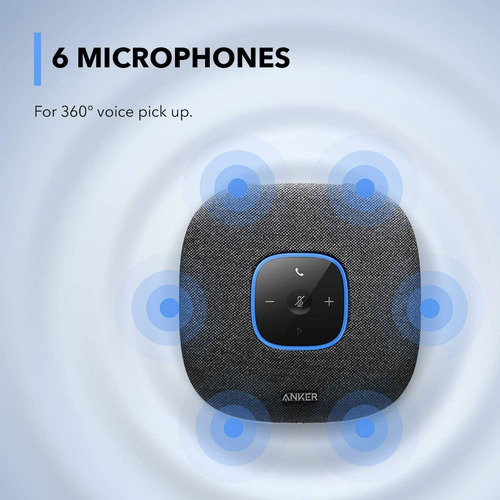 Microfono Altavoz Bluetooth Anker Para Conferencias Zoom Etc