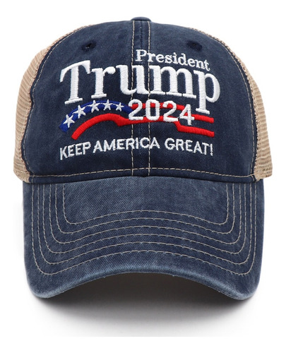 Gorra De Béisbol Maga De Donald Trump 2024  Camuflaje  Make