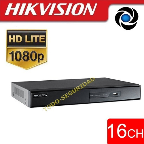 Imagen 3 de 7 de Dvr Seguridad 16ch Hikvision Hd Tvi Turbo Cctv Full Hd 1080p Hdmi Vga Usb Ds7216hg