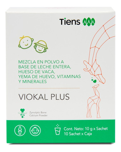 Viokal Plus (calcio Infantil) De Tiens 10 Gr. X 10 Sachets 