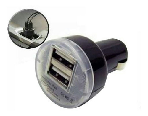 Cargador Usb Doble Para Autos Celulares Gps En Caseros