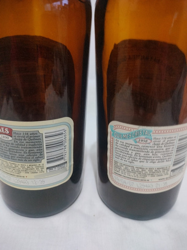 Botellas De Cerveza Quilmes De Coleccion (Usado)
