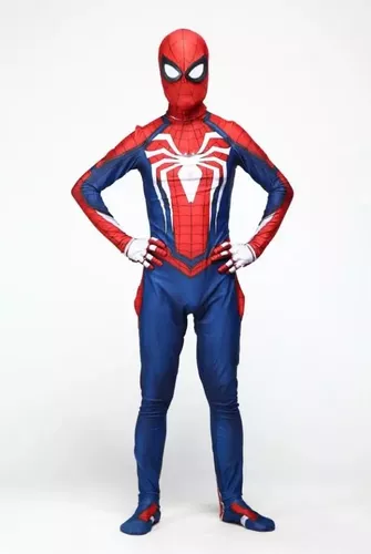 Fantasia Infantil Homem-Aranha Game ps4/ ps5 Cosplay Crianças Traje Lu