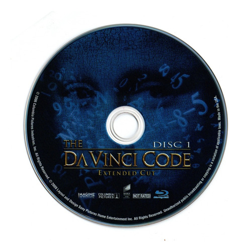 The Davinci Code Bluray (Usado)