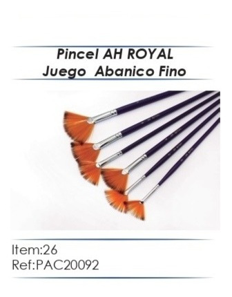 Imagen 5 de 9 de Pinceles Ah Royal X Estuches