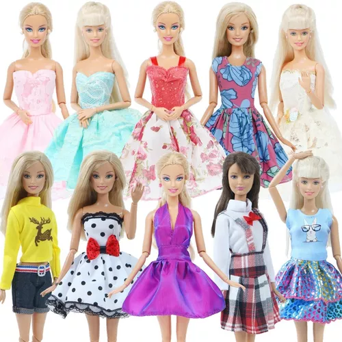 Kit 5 Roupas para Boneca Barbie