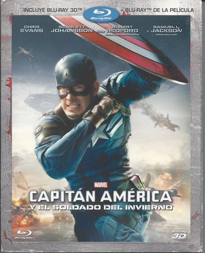 Capitán América Y El Soldado Del Invierno Bluray 3d+2d+slipc