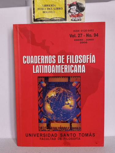 Cuadernos De Filosofia Latinoamericana - 2006 - Santo Tomas 