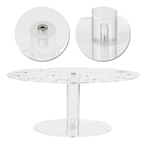 Expositor Para Helados De Acrílico Transparente Con Soporte